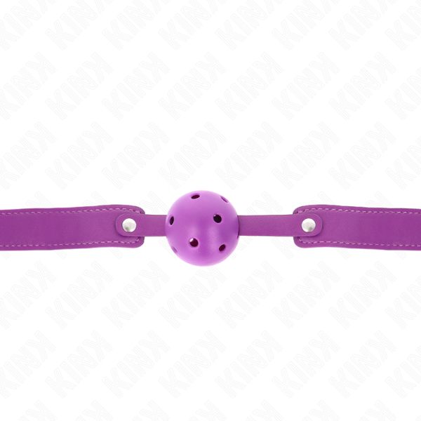 KINK - BOLA RESPIRÃVEL ROXA 4,5 CMGAG 65 x 2,5 CM - Imagen 3