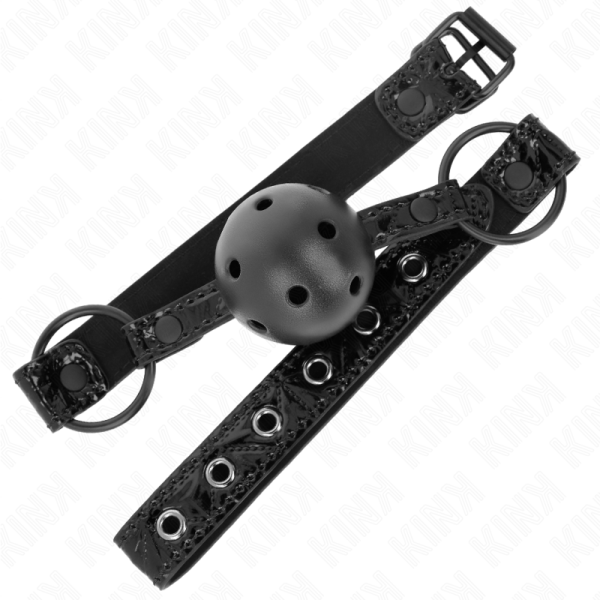 KINK - BOLA PADRÃO DIAMANTE 4,5 CM GAG MODELO 3 64,5 CM AJUSTÃVEL 42-60 CM - Imagen 2