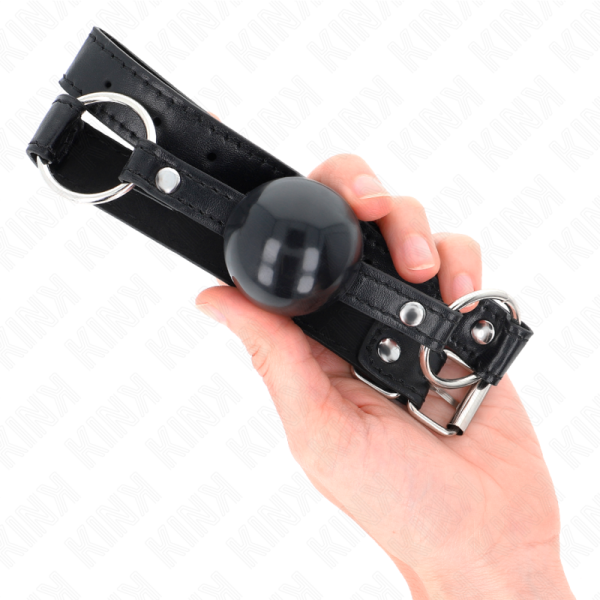 KINK - BOLA TPE PRETA MORDAÃA 4 CM 60 x 2 CM - Imagen 4