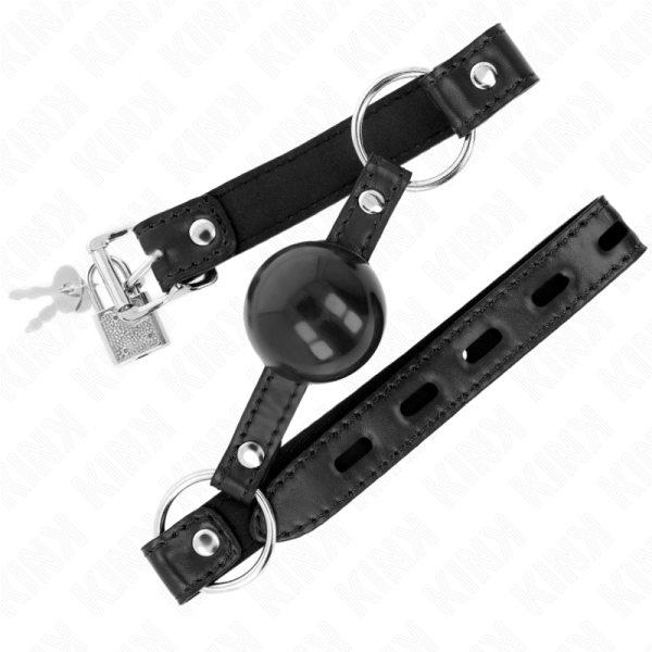 KINK - BOLA TPE PRETA MORDAÃA 4 CM 60 x 2 CM - Imagen 2