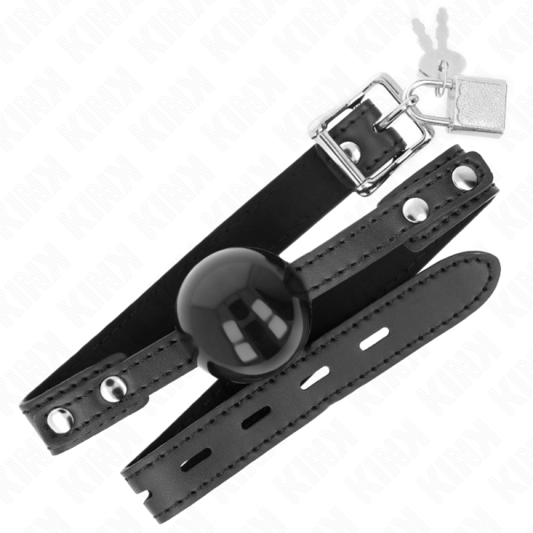 KINK - BOLA TPE MACIA 4 CM GAG MODELO 3 60 x 2 CM AJUSTÃVEL 37-52 CM - Imagen 2