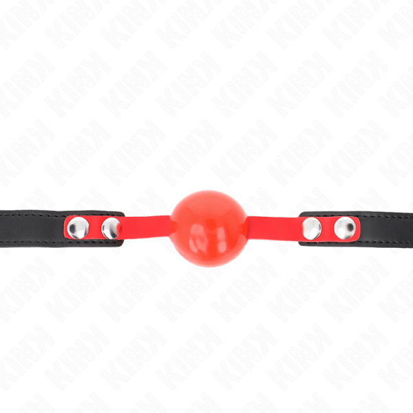 KINK - BOLA TPE MACIA 4 CM GAG MODELO 4 60 x 2 CM AJUSTÃVEL 37-52 CM - Imagen 3