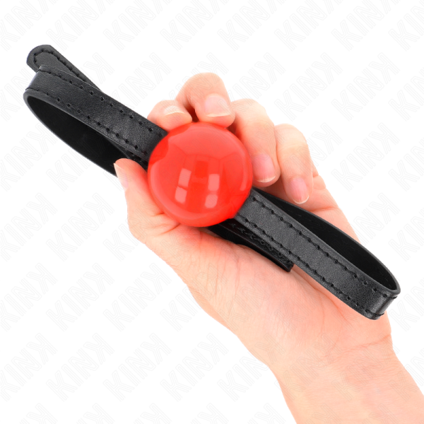KINK - BOLA SIMPLES VERMELHA MORDAÃA 4 CM 65 x 1,5 CM - Imagen 4