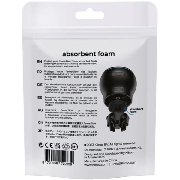 KIIROO - ESPUMA ABSORVENTE POWER BLOW PACOTE COM 5 - Imagen 3
