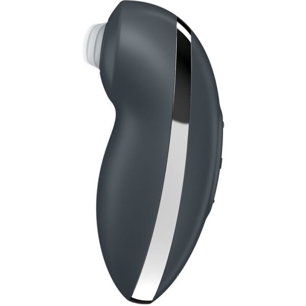 SATISFYER - TAP & CLIMAX 2 VIBRADOR E ESTIMULADOR CINZA - Imagen 4