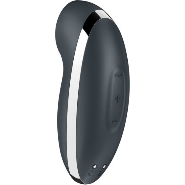 SATISFYER - TAP & CLIMAX 2 VIBRADOR E ESTIMULADOR CINZA - Imagen 3