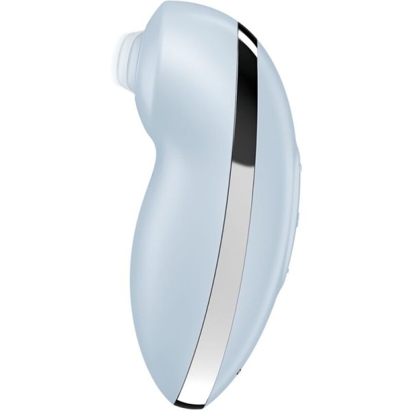 SATISFYER - TAP & CLIMAX 2 VIBRADOR & ESTIMULADOR AZUL - Imagen 3