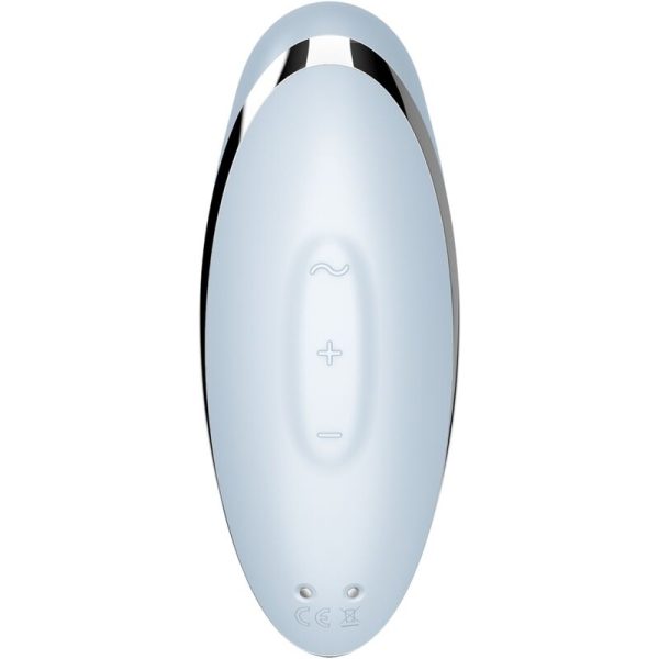 SATISFYER - TAP & CLIMAX 2 VIBRADOR & ESTIMULADOR AZUL - Imagen 6