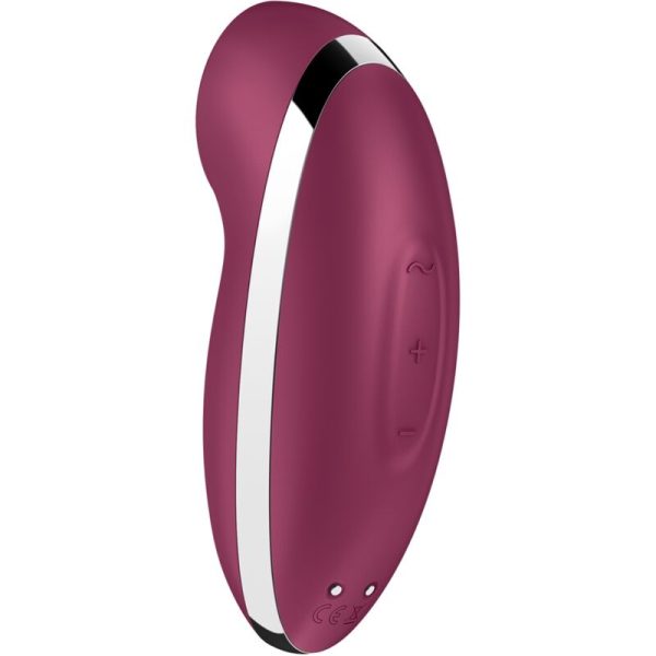 SATISFYER - TAP & CLIMAX 2 VIBRADOR & ESTIMULADOR VERMELHO - Imagen 4