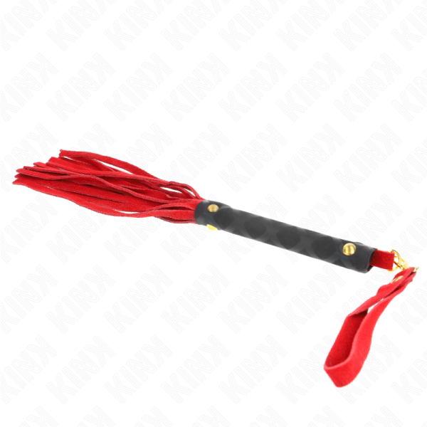 KINK - MINI CHICOTE DE CAMURÃA VERMELHA 30 CM - Imagen 5