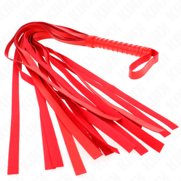 KINK - CHICOTE CABO CURTO VERMELHO 70 CM - Imagen 4