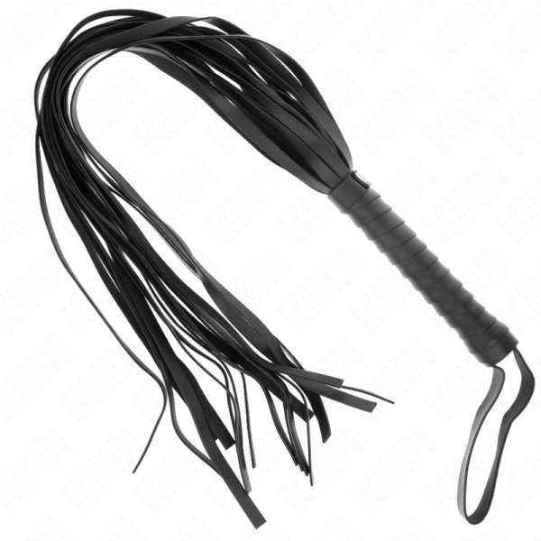 KINK - NEGRO CABO CURTO CHICOTE DE CAUDA LONGA 70 CM - Imagen 2