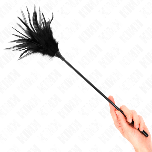 KINK - MÃLTIPLAS PENAS DE CÃCEGAS PRETAS 45 CM - Imagen 4