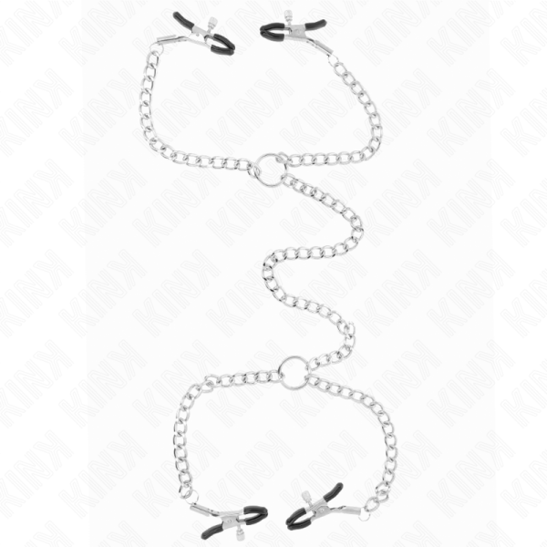 KINK - 4 PINÃAS DE CORRENTE 32 CM COM PEQUENAS CORRENTES 14 CM