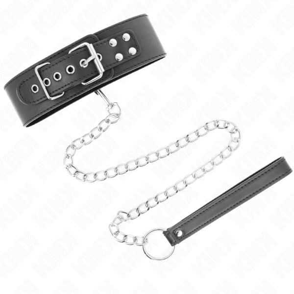 KINK - COLAR MODELO BÃSICO COM TRELA 65 CM MODELO 0 - Imagen 4