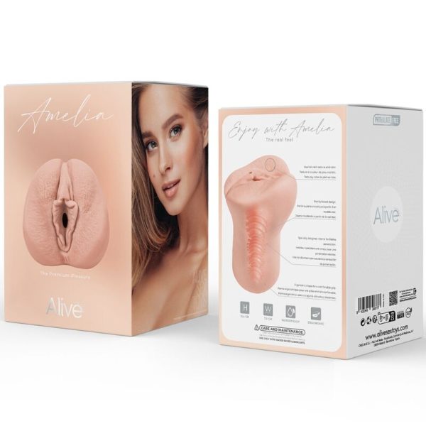 ALIVE - FLEX MASTURBADOR MASCULINO VAGINAL TAMANHO M - Imagen 8