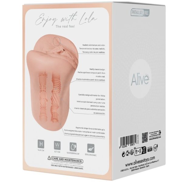ALIVE - FLEX MASTURBADOR MASCULINO VAGINAL TAMANHO M - Imagen 8