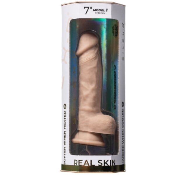 SILEXD - MODELO 1 PÃNIS REALÃSTICO PREMIUM SILEXPAN SILICONE 21.5 CM - Imagen 6