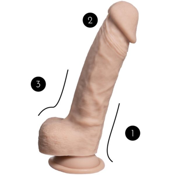 SILEXD - MODELO 1 PÃNIS REALÃSTICO PREMIUM SILEXPAN SILICONE 21.5 CM - Imagen 5