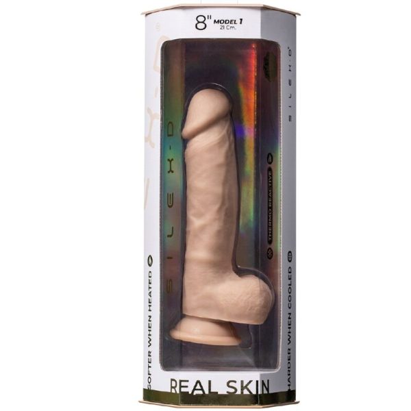 SILEXD - MODELO 1 PÃNIS REALÃSTICO PREMIUM SILEXPAN SILICONE 21.5 CM - Imagen 7