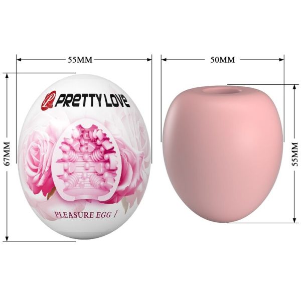 PRETTY LOVE - MASTURBADOR MASCULINO ROSA OVO - Imagen 6