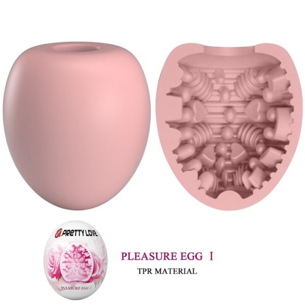 PRETTY LOVE - MASTURBADOR MASCULINO ROSA OVO - Imagen 7