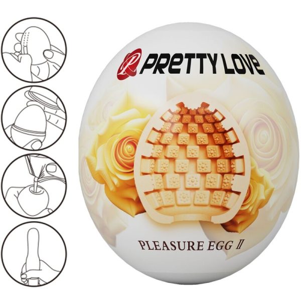 PRETTY LOVE - MASTURBADOR MASCULINO OVO CARNE - Imagen 2