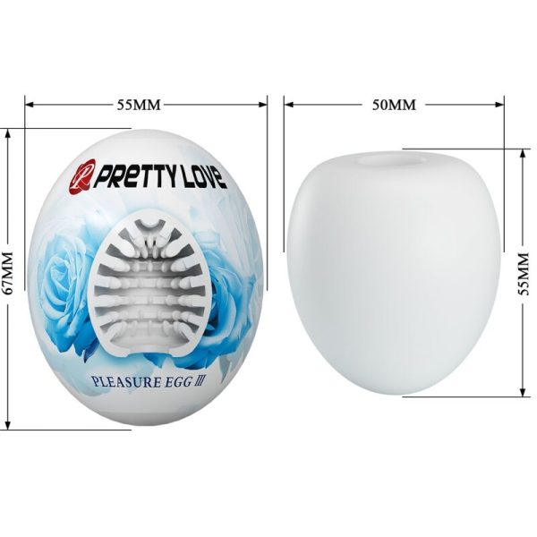 PRETTY LOVE - MASTURBADOR MASCULINO CLARINHA DE OVO - Imagen 6