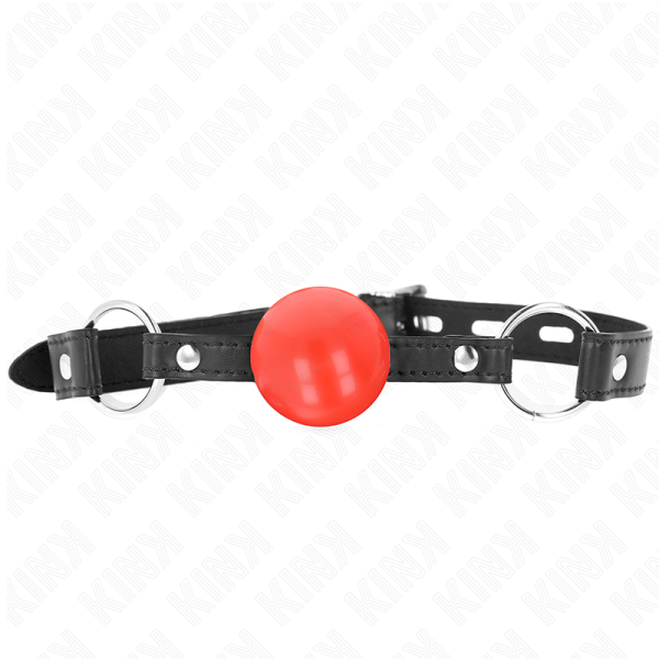 KINK - BOLA TPE VERMELHA MORDAÃA 4 CM 60 x 2 CM - Imagen 3