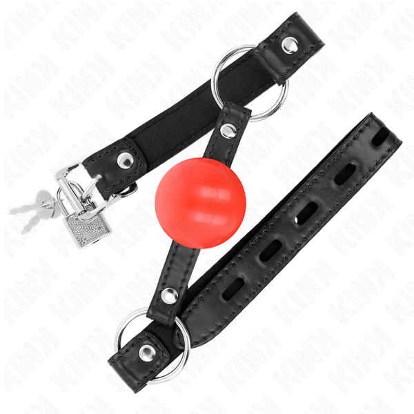 KINK - BOLA TPE VERMELHA MORDAÃA 4 CM 60 x 2 CM - Imagen 2