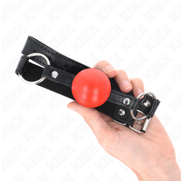 KINK - BOLA TPE VERMELHA MORDAÃA 4 CM 60 x 2 CM - Imagen 4
