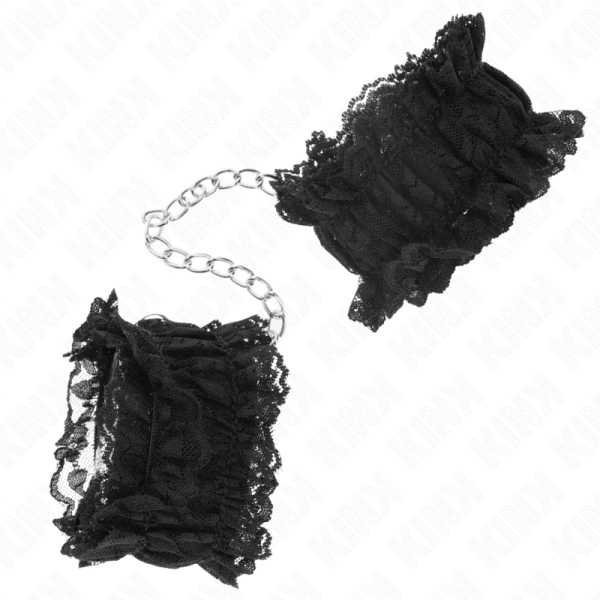 KINK - RETENÃÃES DE PULSO ELÃSTICAS DE RENDA NEGRO - Imagen 3