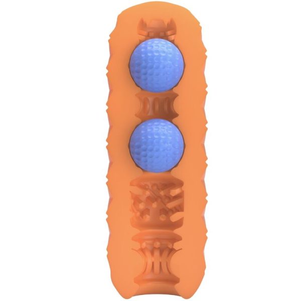 PRETTY LOVE - TWIN BALLS MASTURBADOR MASCULINO LARANJA - Imagen 3