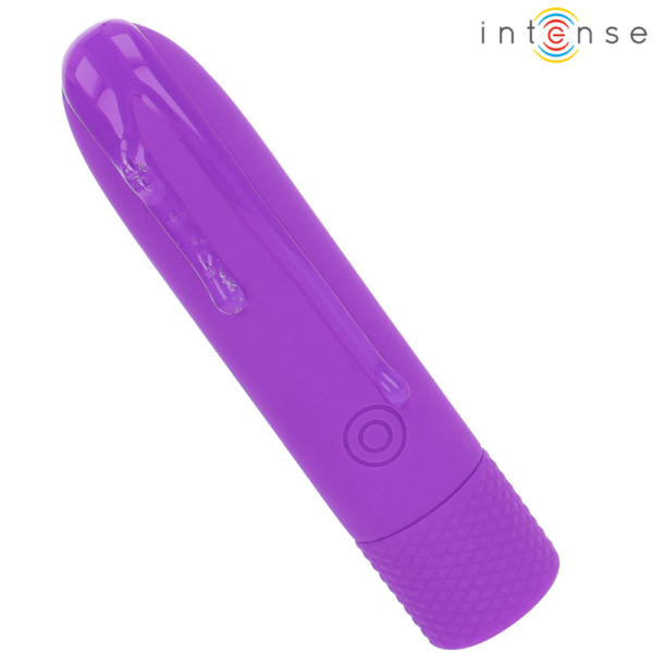 INTENSE - SYMONE  USB RECARREGÃVEL VIBRATÃRIA BULLET 8 VIBRAÃÃES ROXO 10 X 2,2 CM - Imagen 3