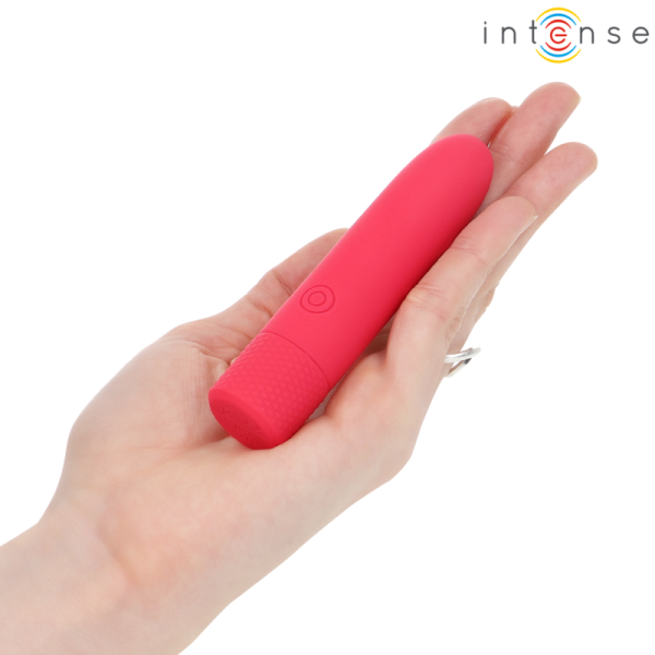 INTENSE - SYMONE USB RECARREGÃVEL VIBRATÃRIA BULLET 8 VIBRAÃÃES VERMELHO 10 X 2,2 CM - Imagen 6