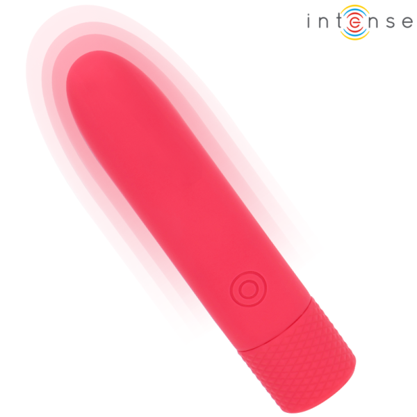 INTENSE - SYMONE USB RECARREGÃVEL VIBRATÃRIA BULLET 8 VIBRAÃÃES VERMELHO 10 X 2,2 CM - Imagen 2