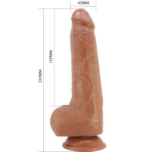 PRETTY LOVE - DRACO DILDO REALISTA 23 CM MODELO 2 CARNE - Imagen 5