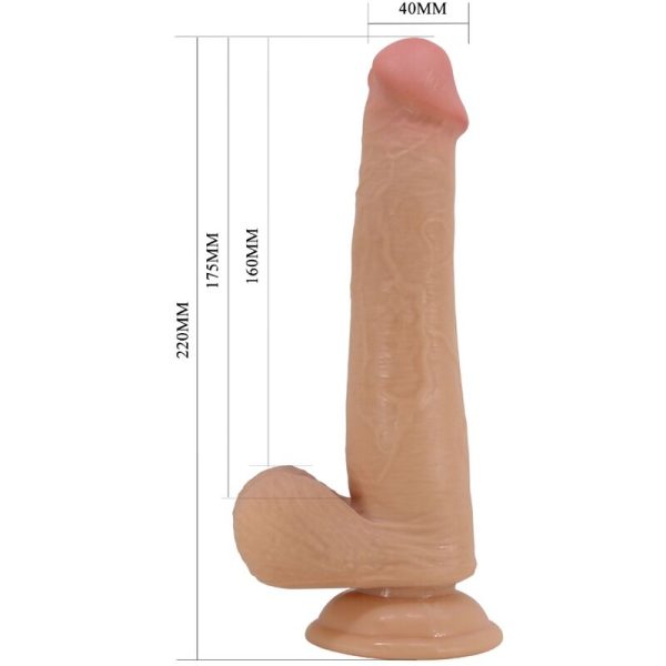 PRETTY LOVE - DILDO REALISTA ALTO 22 CM CARNE - Imagen 5