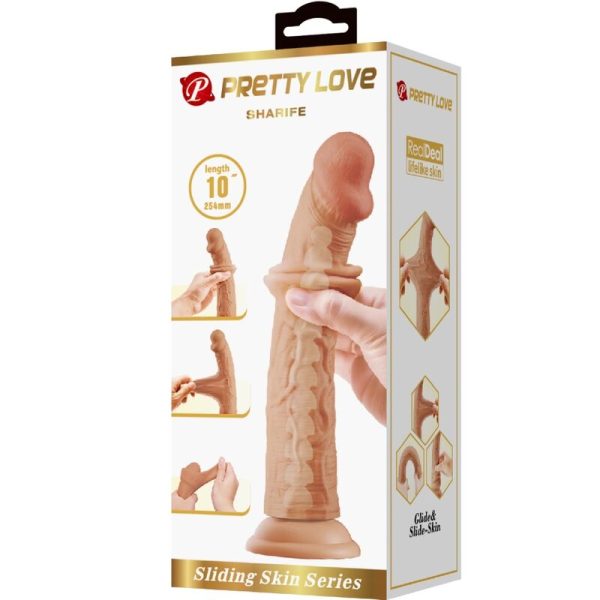 PRETTY LOVE - DILDO REALISTA SHARIFE 25 CM CARNE - Imagen 6
