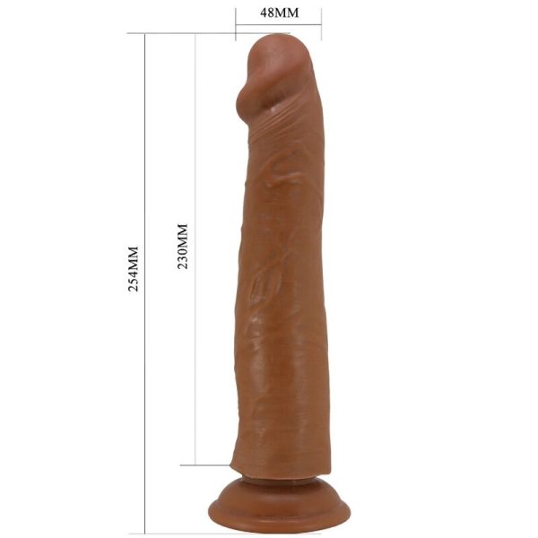 PRETTY LOVE - DILDO REALISTA SHARIFE 25 CM MARROM - Imagen 5