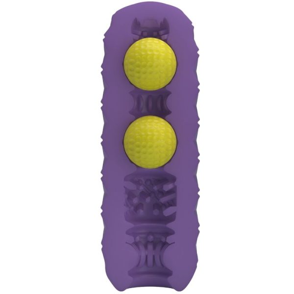 PRETTY LOVE - MASTURBADOR MASCULINO TWIN BALLS ROXO - Imagen 4