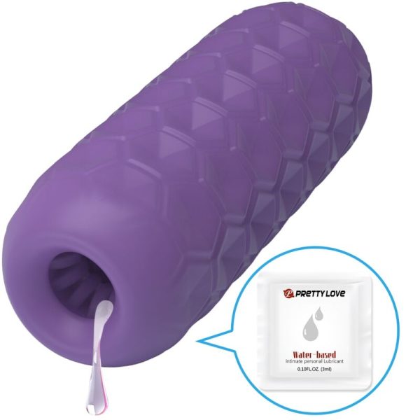 PRETTY LOVE - MASTURBADOR MASCULINO TWIN BALLS ROXO - Imagen 3