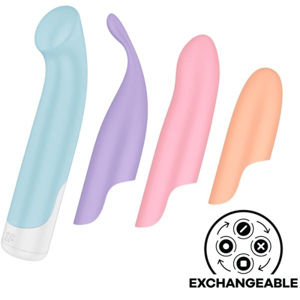 SATISFYER - G-SPOT WAVE 4 12 VIBRAÃÃES PROGRAMA VIBRADOR CINZA ESCURO