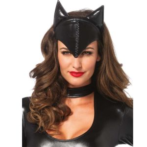 LEG AVENUE - MÃSCARA DE MULHER GATO PRETA