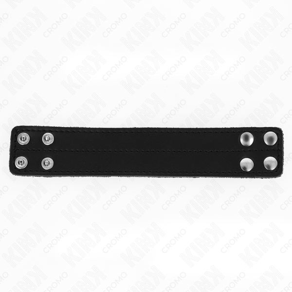 KINK - ANEL DE COURO PARA PÃNIS COM FECHO DE PRESSÃO 18,5 X 3,3 CM - Imagen 3