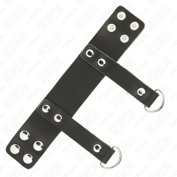 KINK - ANEL PARA PÃNIS COM ANÃIS EM FORMA DE "D" 18,5 X 3,3 CM - Imagen 4