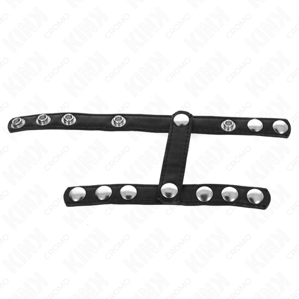 KINK - ANEL PARA PÃNIS COM 3 TIRAS DIVISORAS DE BOLAS AJUSTÃVEIS - Imagen 3
