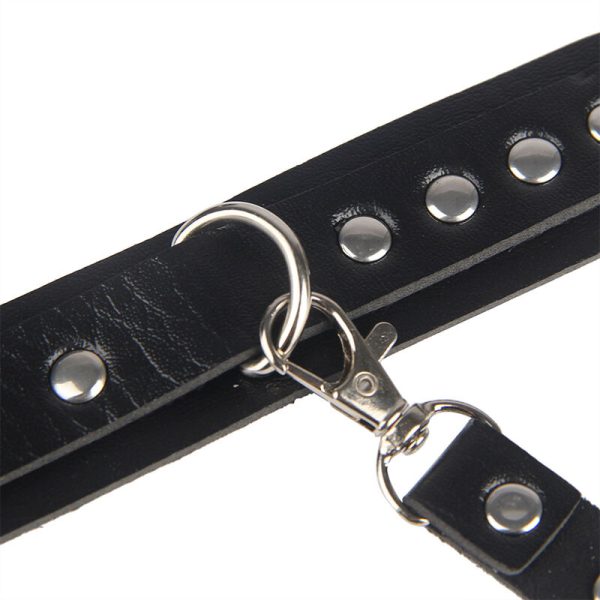 SUBBLIME - 953690 ALGEMAS COM CINTO DE BONDAGE PRETO TAMANHO ÃNICO - Imagen 7