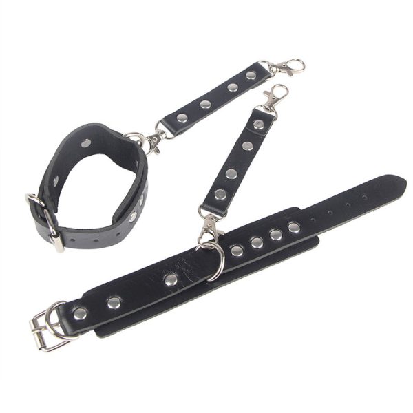 SUBBLIME - 953690 ALGEMAS COM CINTO DE BONDAGE PRETO TAMANHO ÃNICO - Imagen 9