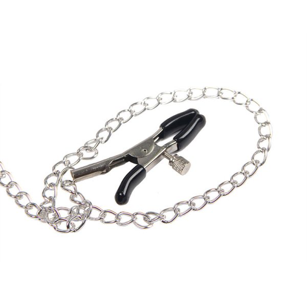 SUBBLIME - 953720 BONDAGE COURO TIRAS BREAST CLAMPS PRETO TAMANHO ÃNICO - Imagen 2